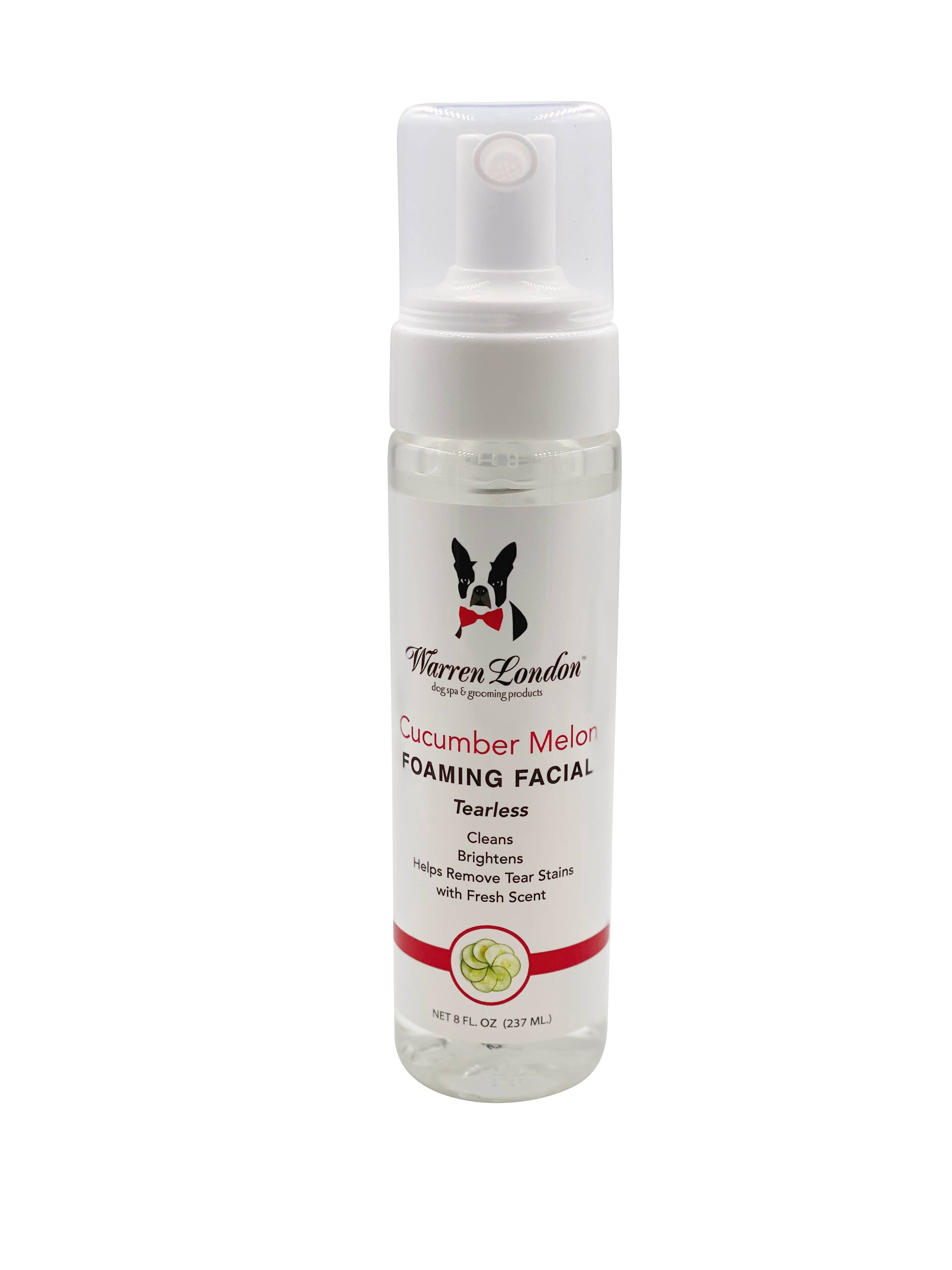 Tearless Shampoo for Dog Faces - Cucumber Melon - 2 Sizes: 8oz